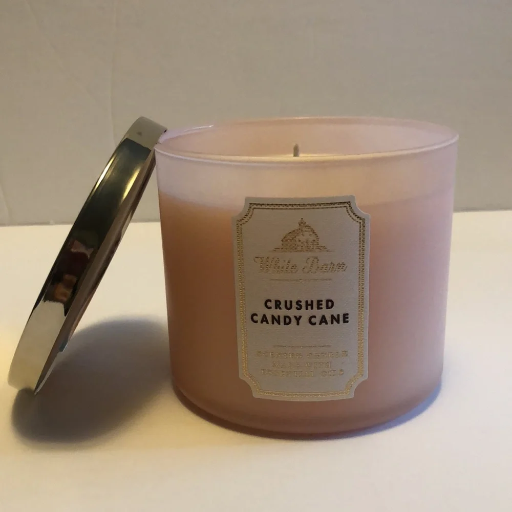 White Barn Crushed Candy Cane Candle - Picture 7 of 9